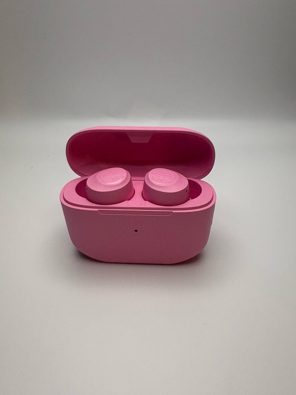 Pink True Wireless Earbuds with Charging Case